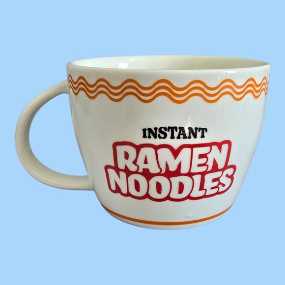 Instant Ramen Noodles Soup Bowl w/ Handle Large Cup Mug - Picture 3 of 6